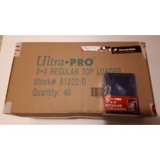 Ultra Pro - 40 Packs of 25 - Regular 3x4 Top Loaders = 1000 Case